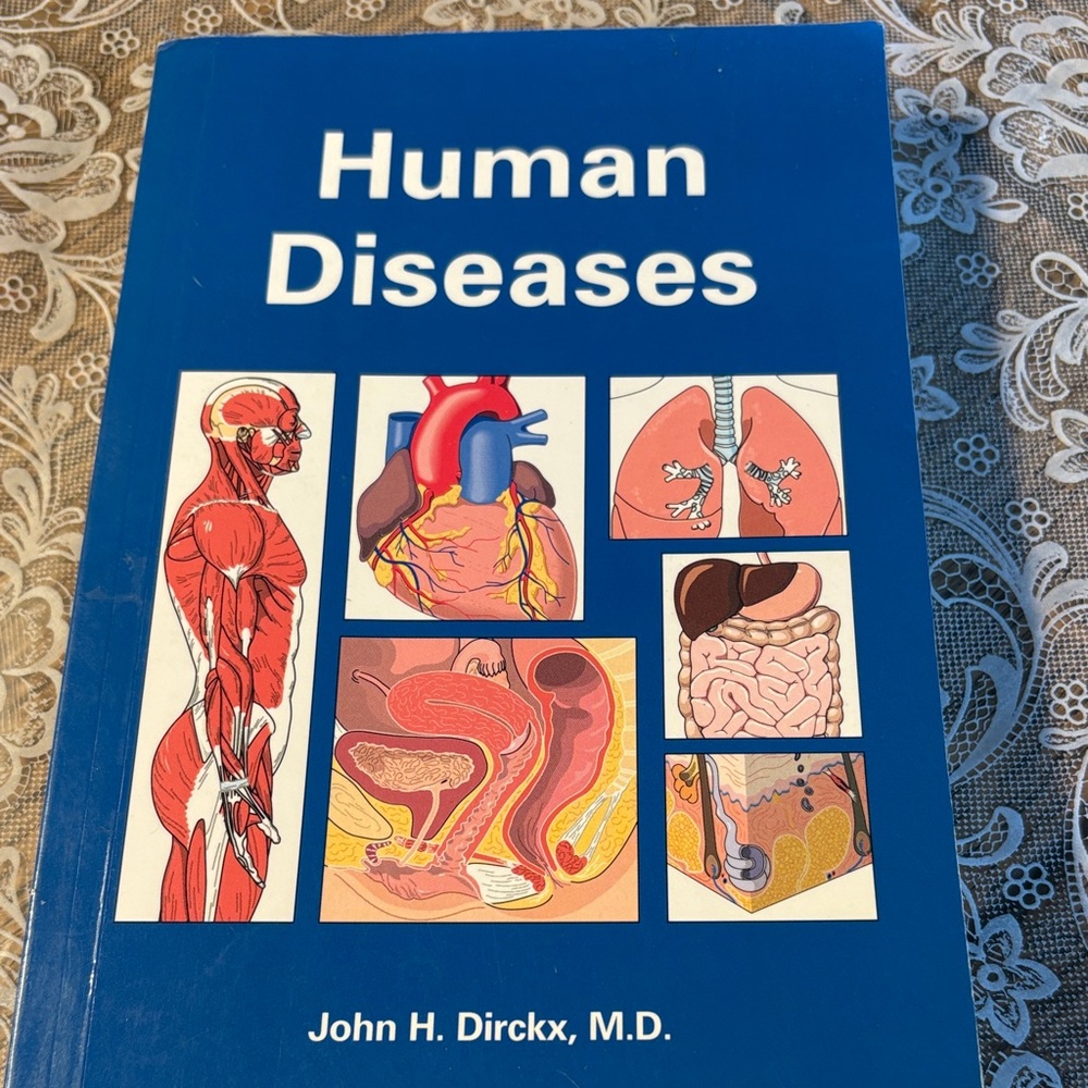 Paperback book telling about Human Diseases by John H. Dirckx, M.D. $8